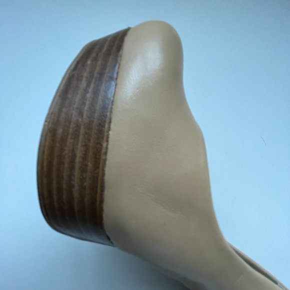 Guess Heels Platform Charming Tan Pumps - Light Nude Colour - Adreina2 Leather - Picture 8 of 16